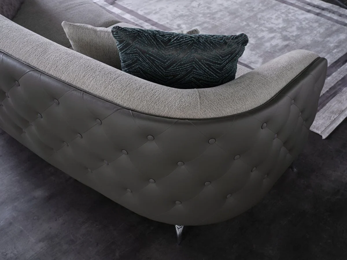 Set canapea Aysa (3+3+B+B) crem - imagine 7