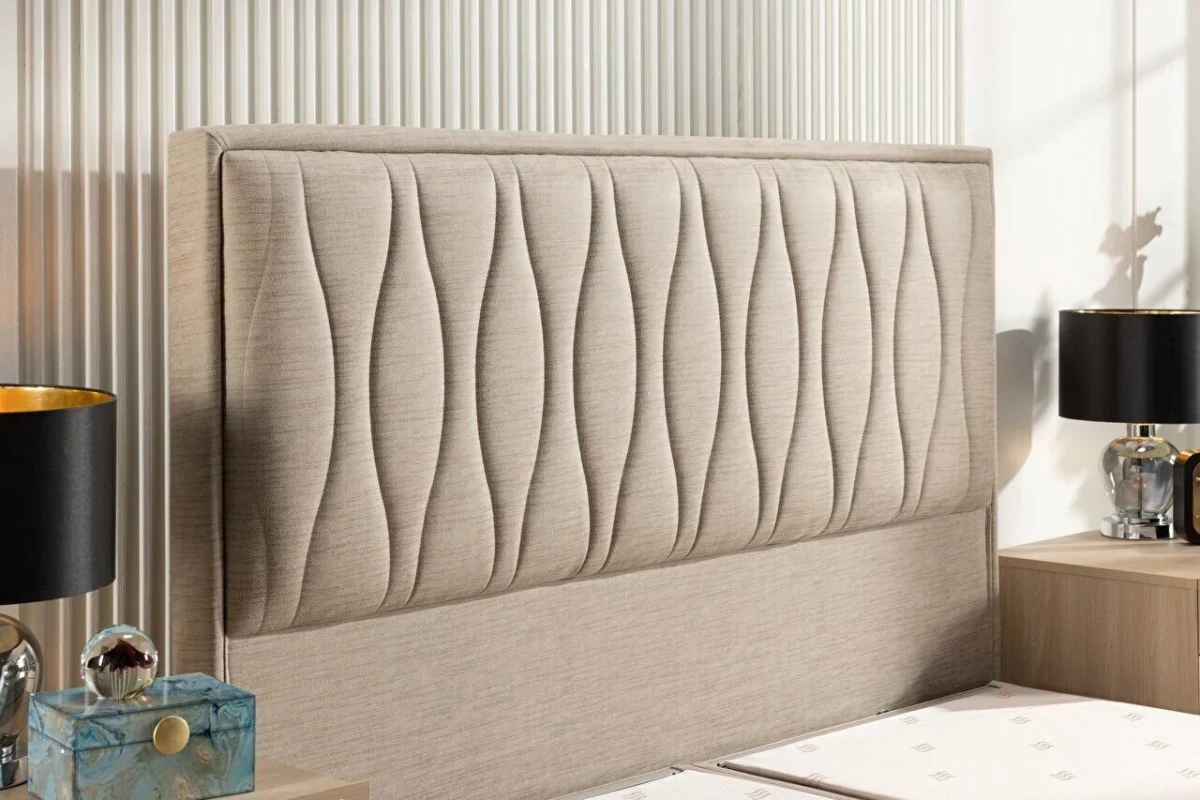 Pat tapitat Grand cu depozitare si somiera inclusa - imagine 10