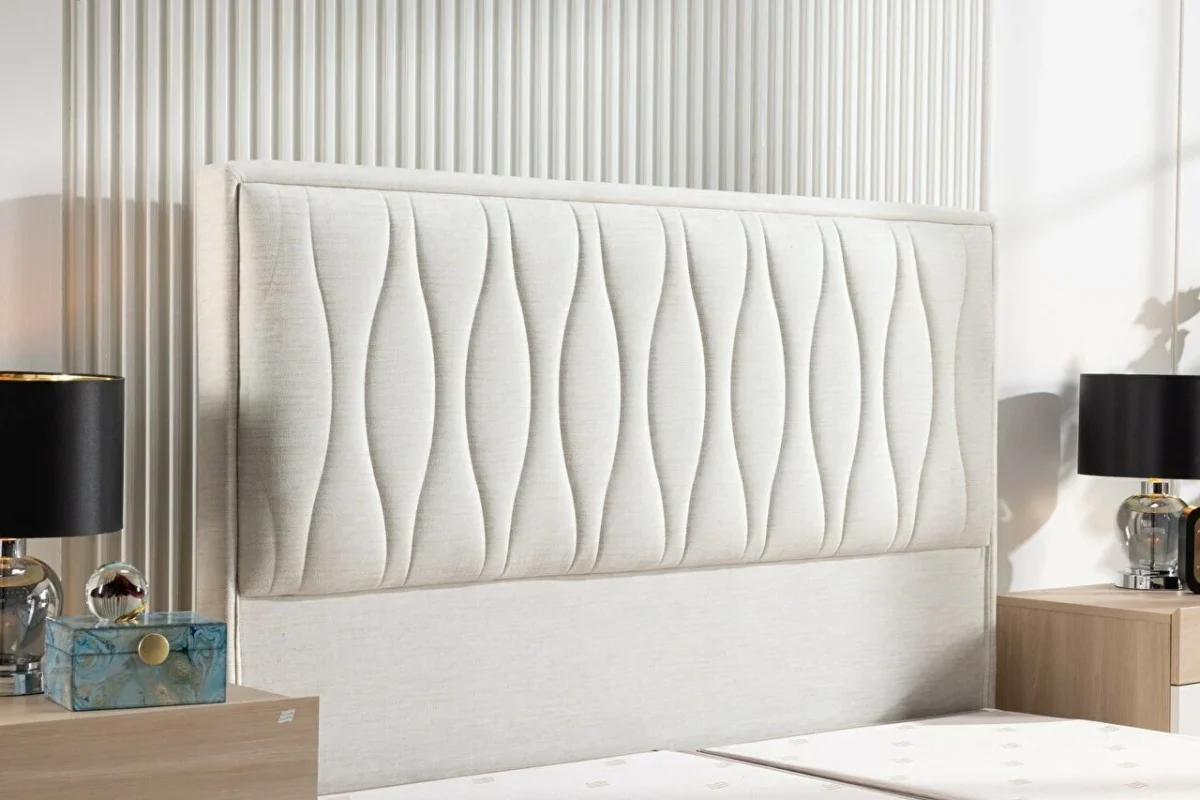 Pat tapitat Grand cu depozitare si somiera inclusa - imagine 6