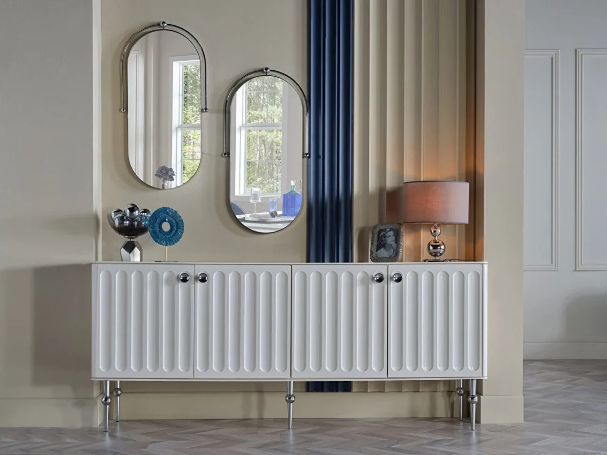 Set Dining Blanca Crom - imagine 2