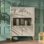 Vitrina Serra 2 usi Gold