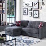 Coltar Kubo extensibil cu sezlong reversibil stanga /dreapta si lada de depozitare