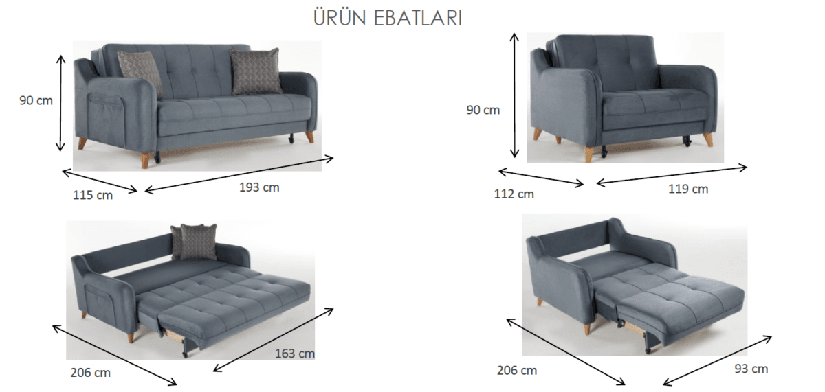 Canapea Aldis extensibila - imagine 8