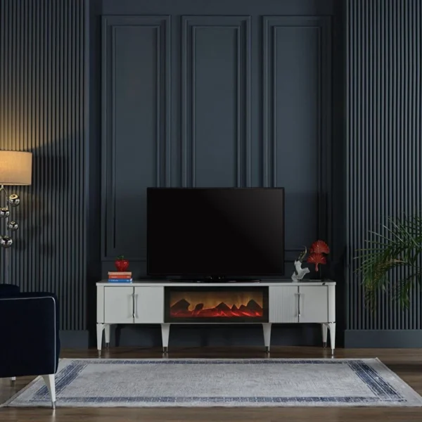 Comoda tv Arena cu semineu