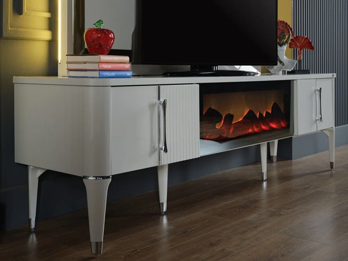 Comoda tv Arena cu semineu - imagine 4