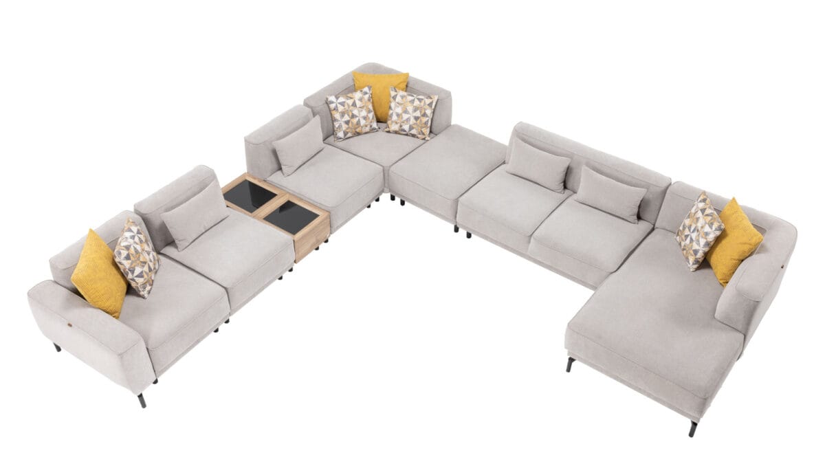 Set Coltar Mary Modular XXL  cu fotoliu - imagine 7