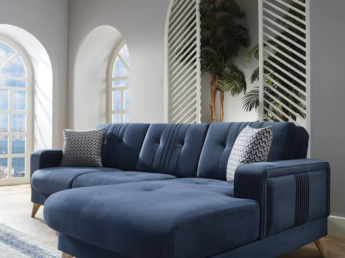 Coltar Elizya S extensibil dimensiune XL,sezlong stanga/dreapta , lada depozitare - imagine 2