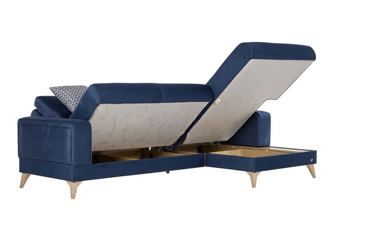 Coltar Elizya S extensibil dimensiune XL,sezlong stanga/dreapta , lada depozitare - imagine 6