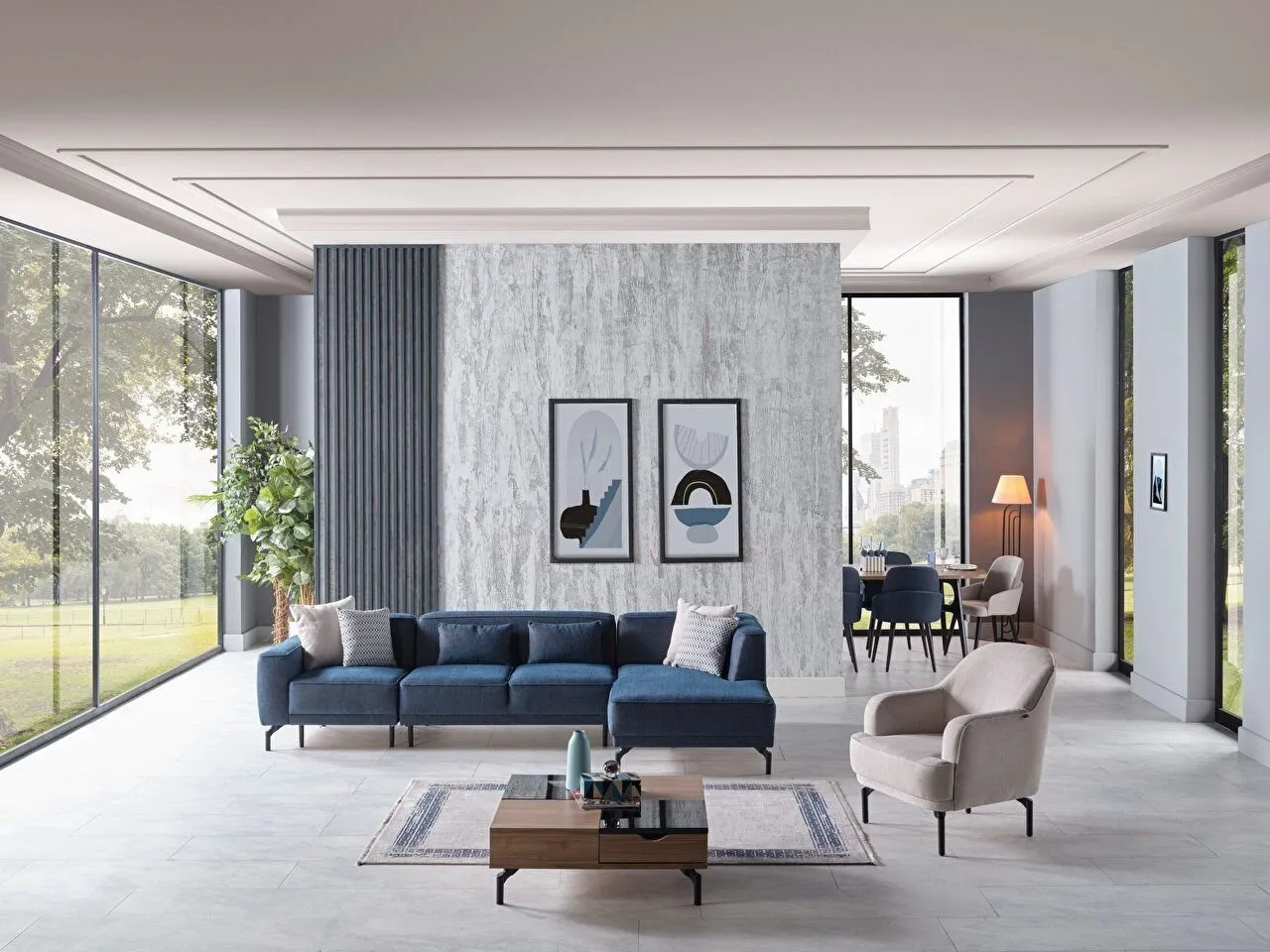 MARY-Corner-Navy-Blue-9 Coltar modular Mary mediu - imagine 1
