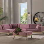 Coltar Lena extensibil roz