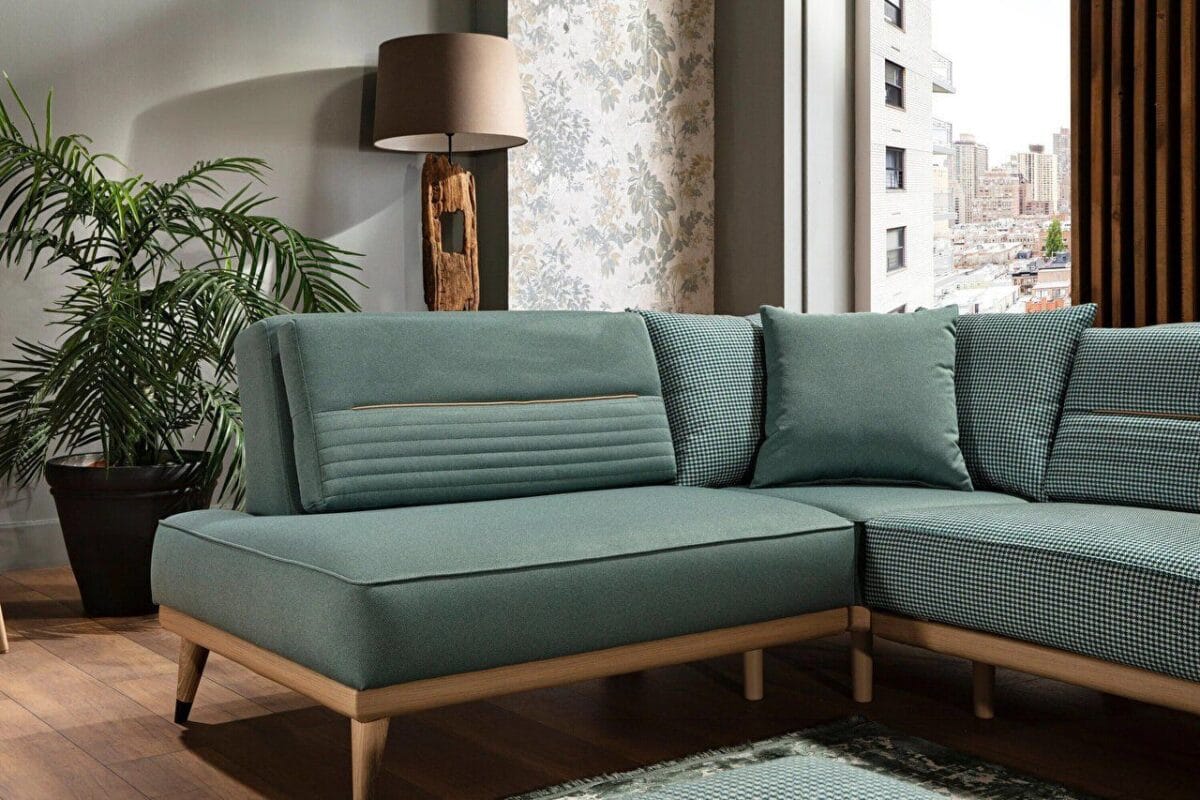 Coltar Lena extensibil verde - imagine 3