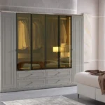 Dressing Briella cu 6 usi sticla si mdf