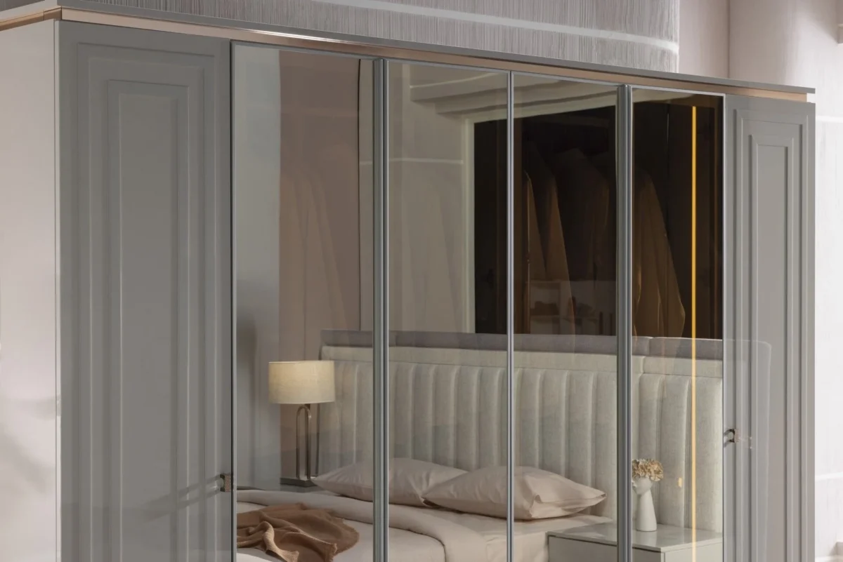 Dressing Briella cu 6 usi sticla si mdf - imagine 12