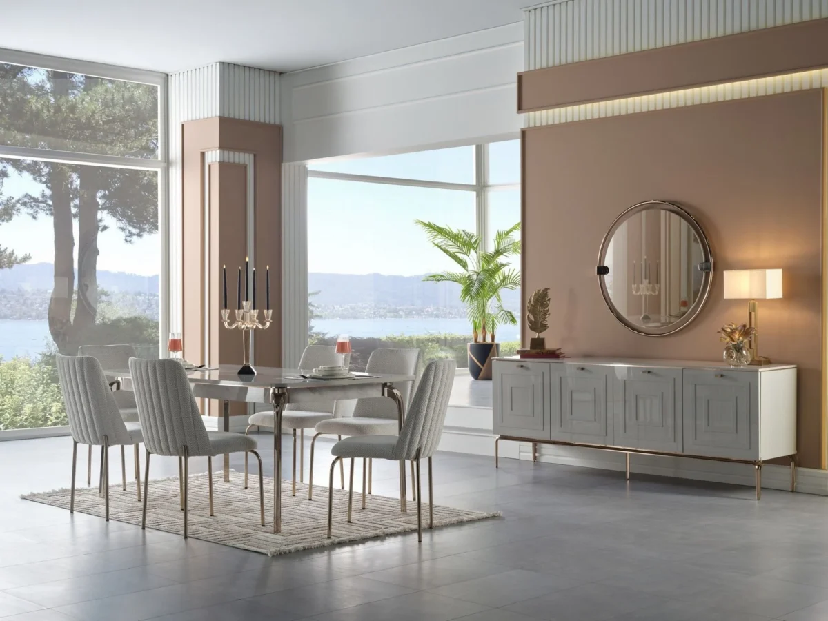 Masa extensibila pentru sufragerie Briella - imagine 6