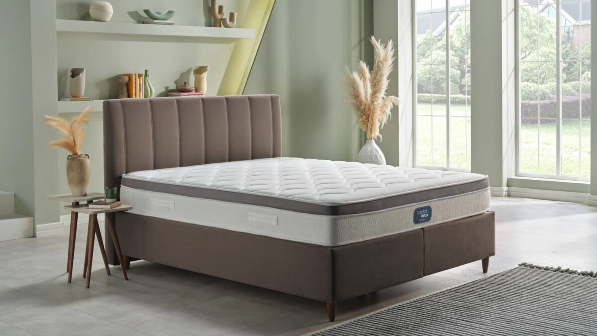 Pat matrimonial Relax cu saltea inclusa Relax confort 160x200 cm - imagine 2