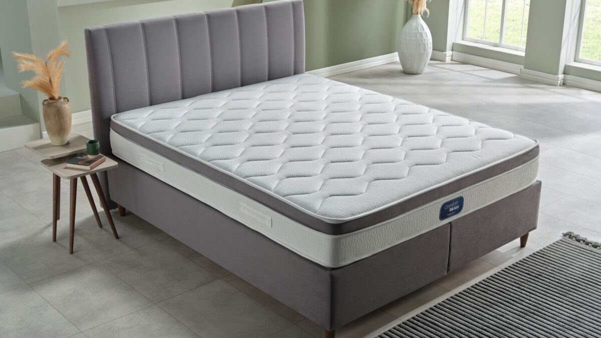 Pat matrimonial Relax cu saltea inclusa Relax confort 160x200 cm - imagine 6